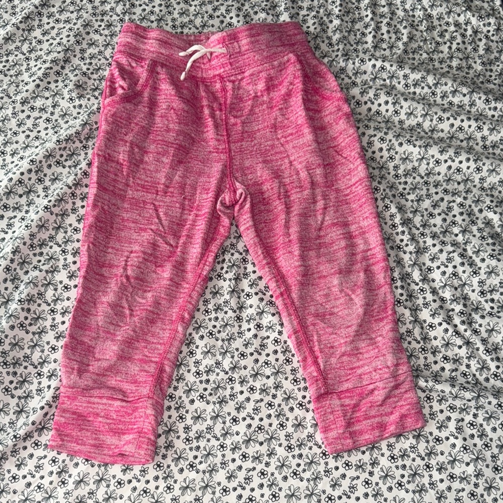 Jumping Beans Pink Heathered Joggers with Elastic Waistband